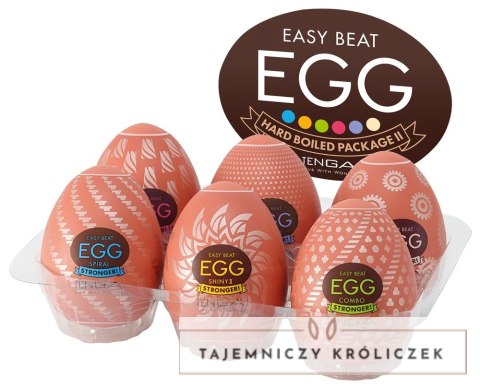 Tenga - 6 Jednorazowych Masturbatorów Egg HB Package II 6pcs TENGA