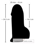 Realistixxx - Naturalne Dildo Z Żyłami Żołędziem I Jądrami 24.5cm Realistixxx