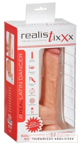 Realistixxx - Naturalny Wibrator Z Żyłami Żołędziem I Jądrami 21.8cm Realistixxx