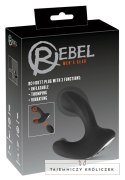 Rebel - Korek Analny Z 3 Funckjami I Pilotem RC Butt Plug Rebel