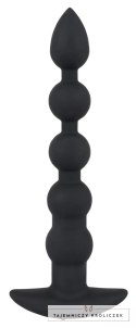 Wibracyjny Korek Analny Koraliki - Black Velvets Black Velvets