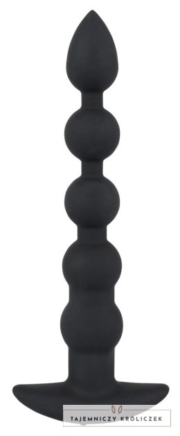 Wibracyjny Korek Analny Koraliki - Black Velvets Black Velvets