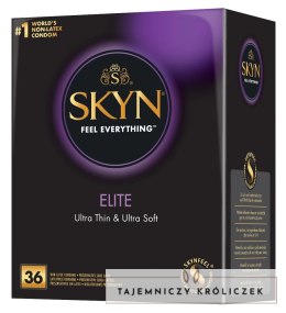 SKYN ELITE - Prezerwatywy Nielateksowe Wilgotne I Cienkie 36 szt SKYN