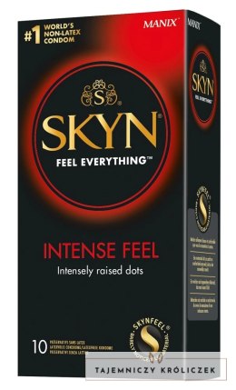 SKYN Intense Feel - Prezerwatywy Nielateksowe Ekstra Cienkie Z Powłoką Na Mokro 10 szt SKYN