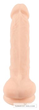 Silexd - Realistyczne Dildo Z Żyłami Żołędziem I Jądrami Cieliste 18.8cm SILEXD