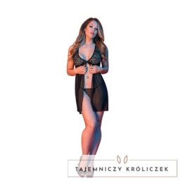 Magic Silk - Babydoll z odkrytymi plecami + stringi - LXL Magic Silk