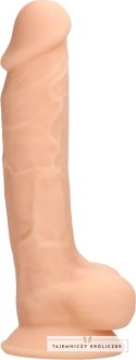 RealRock - Silikonowe dildo z jądrami 18 cm RealRock by Shots