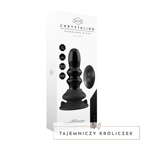 Christalino by shots - Wibrator - szklany korek analny z przyssawką Ribbly Chrystalino by Shots Christalino by shots - Wibrator - szklany korek analny z przyssawką Ribbly Chrystalino by Shots