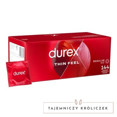 Durex - Cienkie prezerwatywy 144 szt Durex