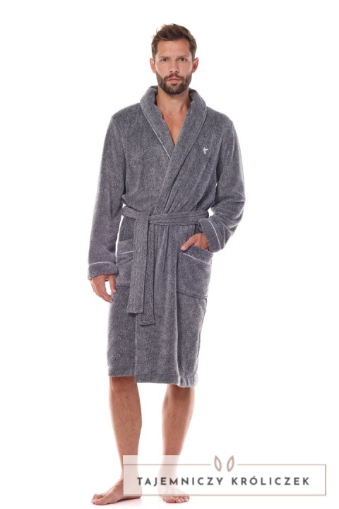 Szlafrok Pegasus Long 2451 Graphite Grafitowy XXL L&amp;L