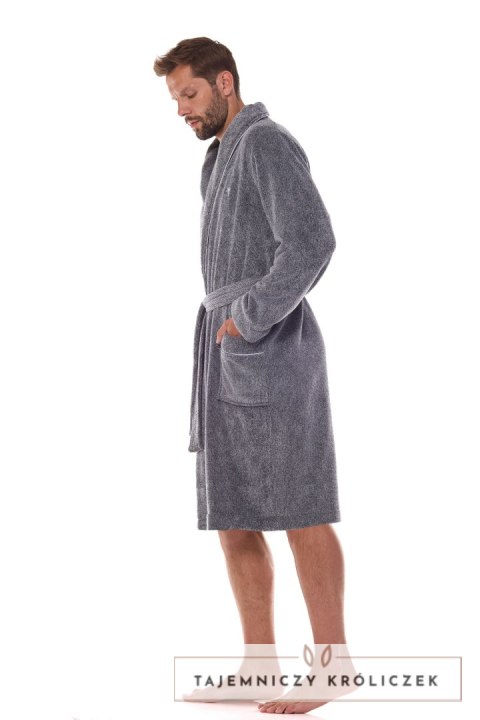 Szlafrok Pegasus Long 2451 Graphite Grafitowy XXL L&amp;L