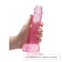 RealRock - Realistyczne dildo z jądrami 21 cm RealRock by Shots