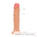 RealRock - Wibrujące realistyczne dildo z pilotem 23 cm RealRock by Shots