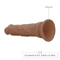 RealRock - Bardzo realistyczne dildo z wypukłymi żyłami 17 cm RealRock by Shots