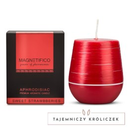 MAGNETIFICO - Aphrodisiac Candle Świeca Zapachowa Z Afrodyzjakami Truskawka Magnetifico