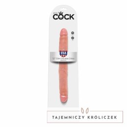 Penis dildo podwójny - King Cock 12 Inch Slim Double Flesh King Cock