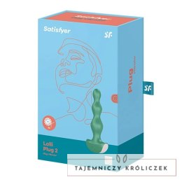 Plug analny wibrujący - Satisfyer Lolli Plug 2 Green Satisfyer