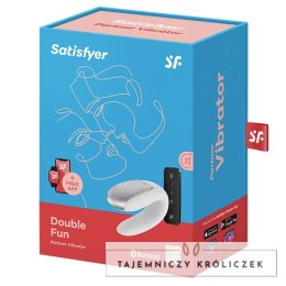 Wibrator dla par - Satisfyer Double Fun White Satisfyer