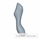 Wibrator z masażerem powietrznym - Satisfyer Curvy Trinity 3 Blue Grey Satisfyer