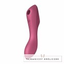 Wibrator z masażerem powietrznym - Satisfyer Curvy Trinity 3 Red Satisfyer