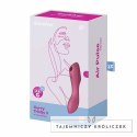 Wibrator z masażerem powietrznym - Satisfyer Curvy Trinity 3 Red Satisfyer