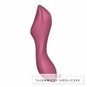 Wibrator z masażerem powietrznym - Satisfyer Curvy Trinity 3 Red Satisfyer