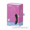 Wibrator z masażerem powietrznym - Satisfyer Curvy Trinity 4 Black Satisfyer