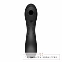 Wibrator z masażerem powietrznym - Satisfyer Curvy Trinity 4 Black Satisfyer