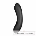 Wibrator z masażerem powietrznym - Satisfyer Curvy Trinity 4 Black Satisfyer