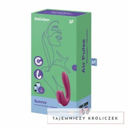 Wibrator z masażerem powietrznym - Satisfyer Sunray Berry Satisfyer