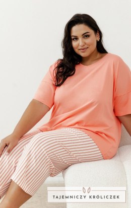 Piżama Eloise 3376 Brzoskwiniowa Brzoskwinia XXXXXL Taro
