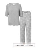 Piżama Keep Secrets Tencel Grey XL Momenti Per Me