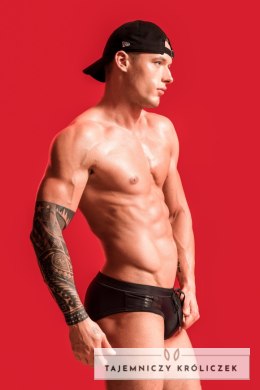 Kąpielówki Aero Black (kieszonka Push-up) Czarny L Alpha Male