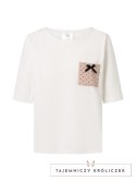 Piżama Eliza Ecru-Powder Pink M Momenti Per Me
