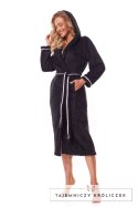Szlafrok Soft Long 2322 Czarny Czarny XL L&amp;L