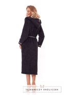 Szlafrok Soft Long 2322 Czarny Czarny XL L&amp;L