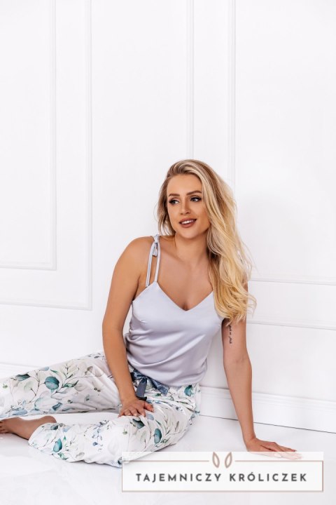 Piżama Camila Silver-Off White L Momenti Per Me