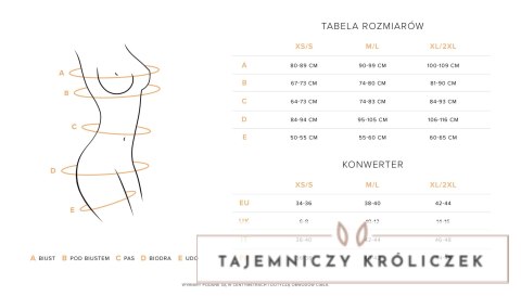 Gorset Arrowel White Biały XXL/XXXL Obsessive