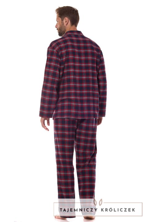 Piżama Ben PR 2471 Granatowa Granatowy XXL L&amp;L