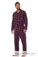 Piżama Ben PR 2471 Granatowa Granatowy XL L&amp;L