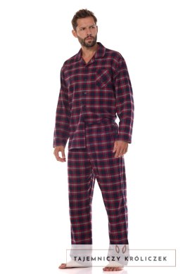 Piżama Ben PR 2471 Granatowa Granatowy XL L&L